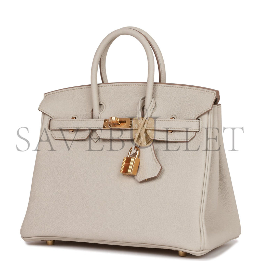 H**mes birkin 25 beton togo gold hardware handmade(25*19*12cm)