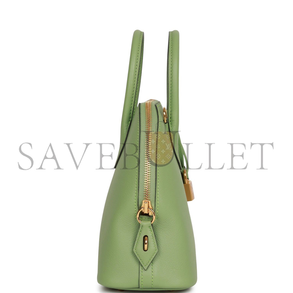 H**mes 1923 bolide 25 white evercolor verso palladium hardware (25*20*10cm)