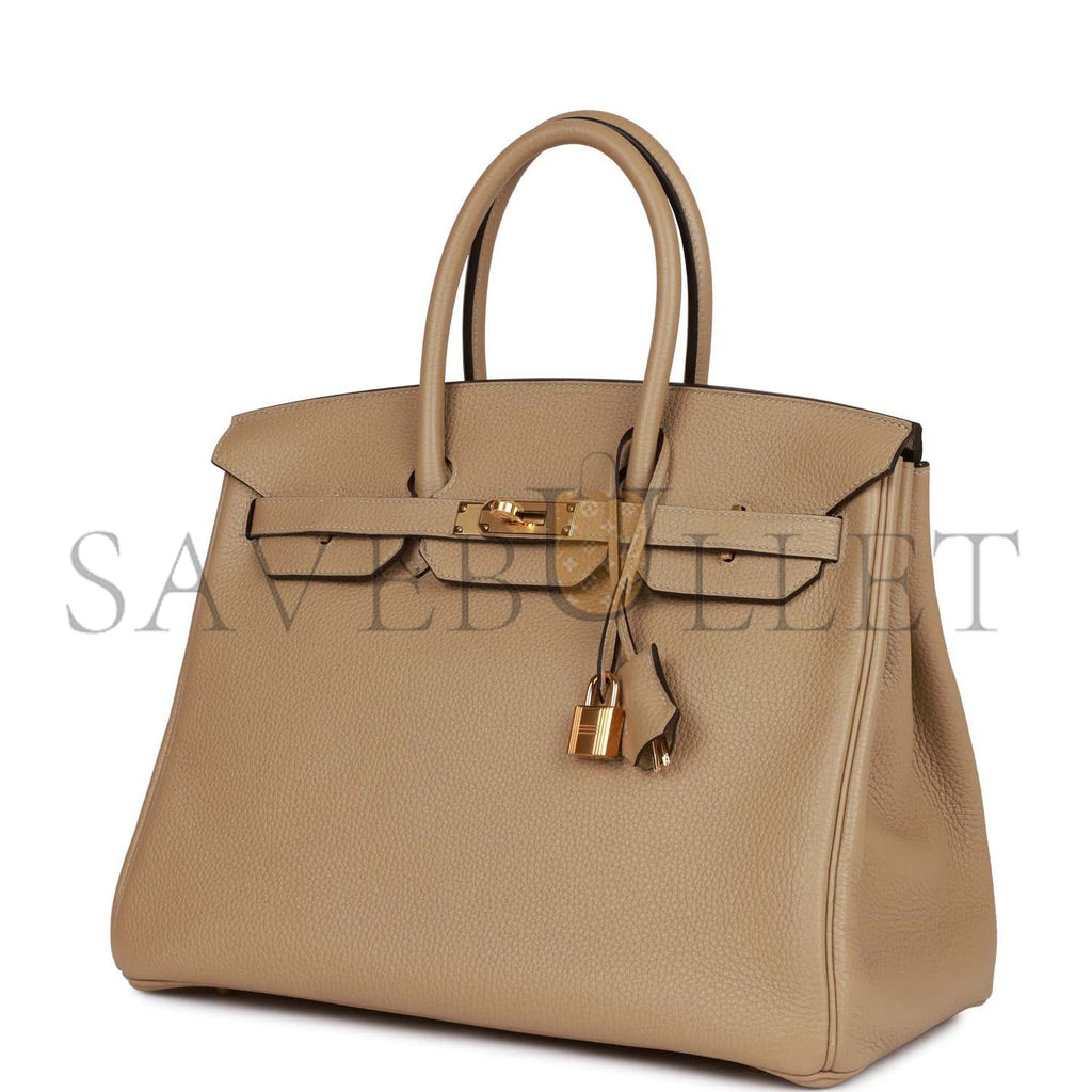 H**mes birkin 35 trench clemence gold hardware 39867966652510 (35cm)
