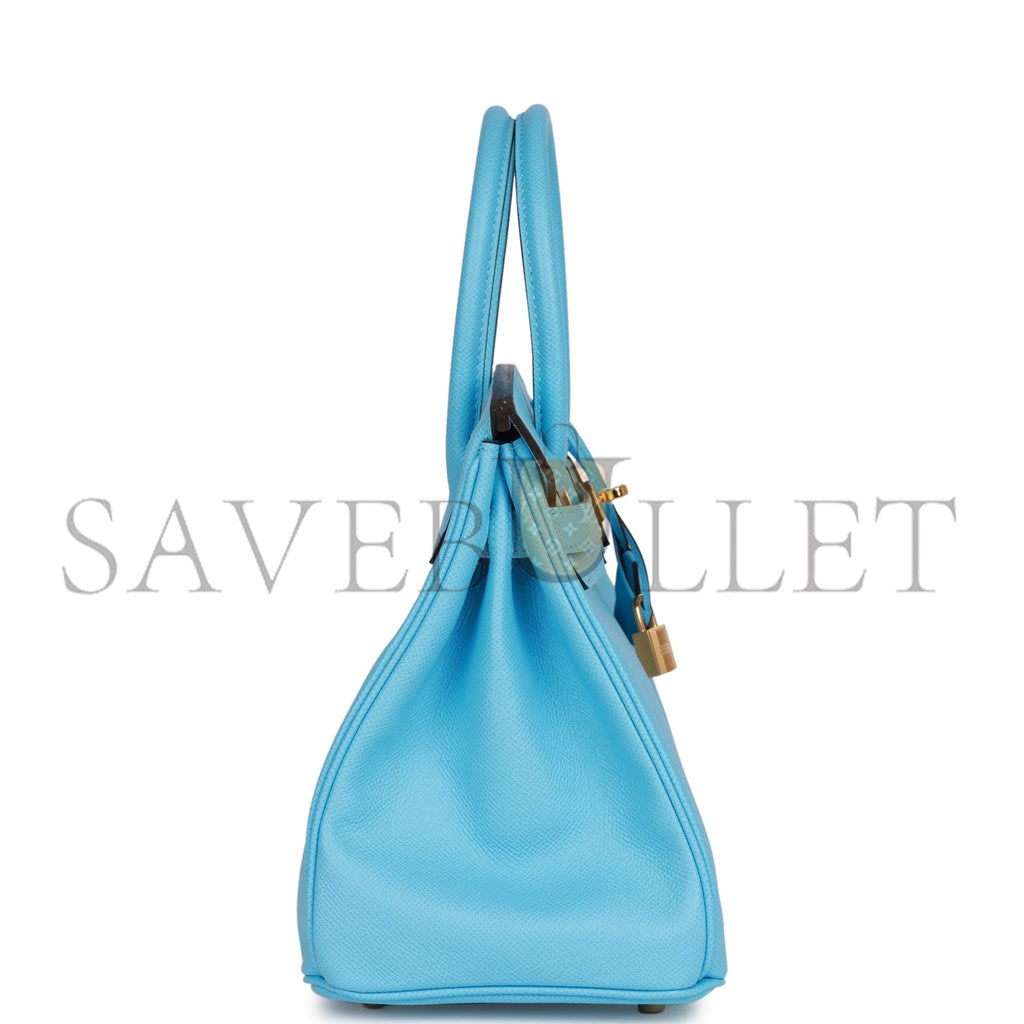 H**mes birkin 30 celeste epsom gold hardware (30cm)