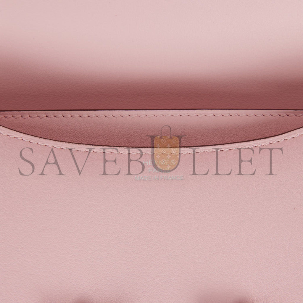 H**mes constance 18 rose sakura swift palladium hardware 39691674026078 (18cm)