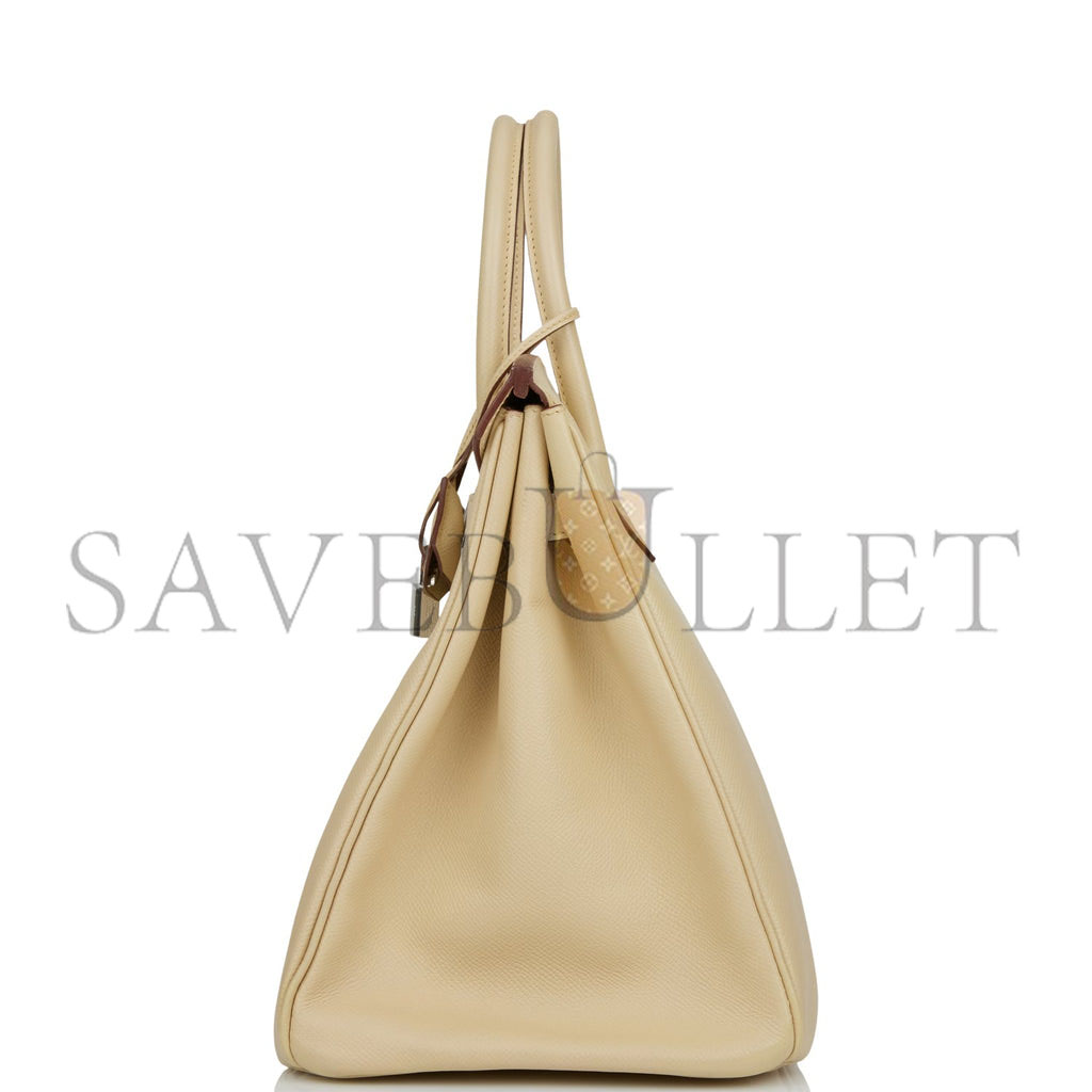 H**mes birkin 35 parchemin epsom palladium hardware (35cm)