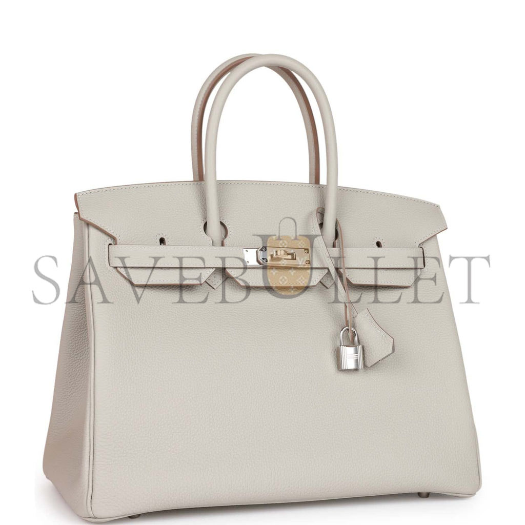 H**mes birkin 35 gris perle togo palladium hardware 39882110468190 (35cm)