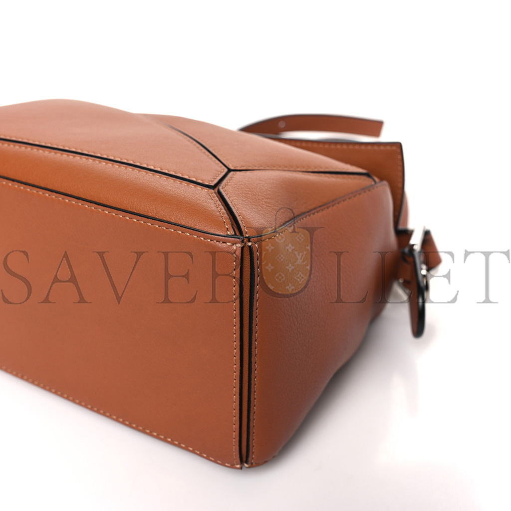 l*ew* calfskin small puzzle bag tan (24*16.5*10.5cm)