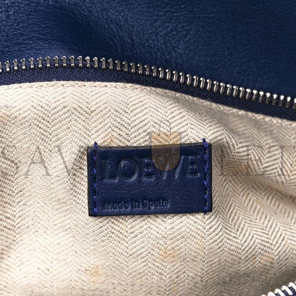 l*ew* calfskin medium puzzle bag marine (29*19.5*14cm)