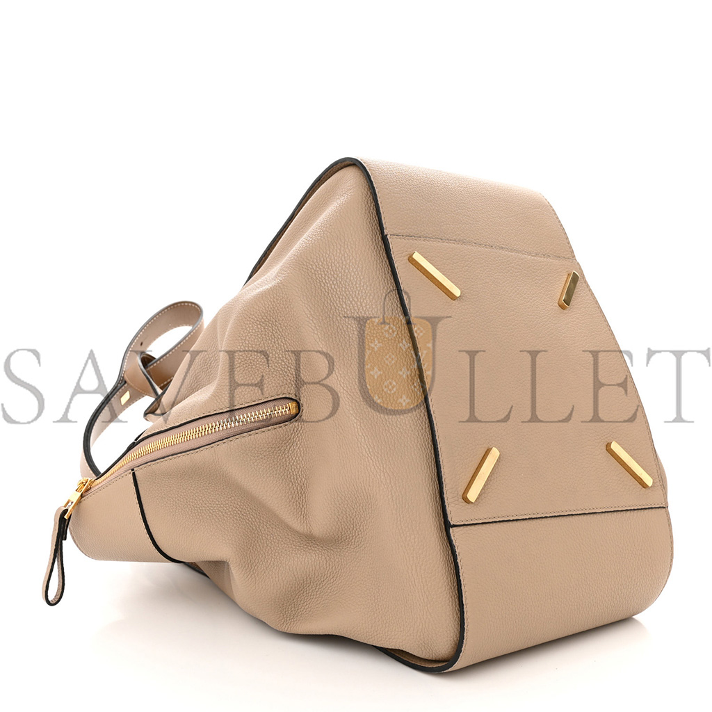 l*ew* calfskin medium hammock shoulder bag sand mink (32*30*17cm)