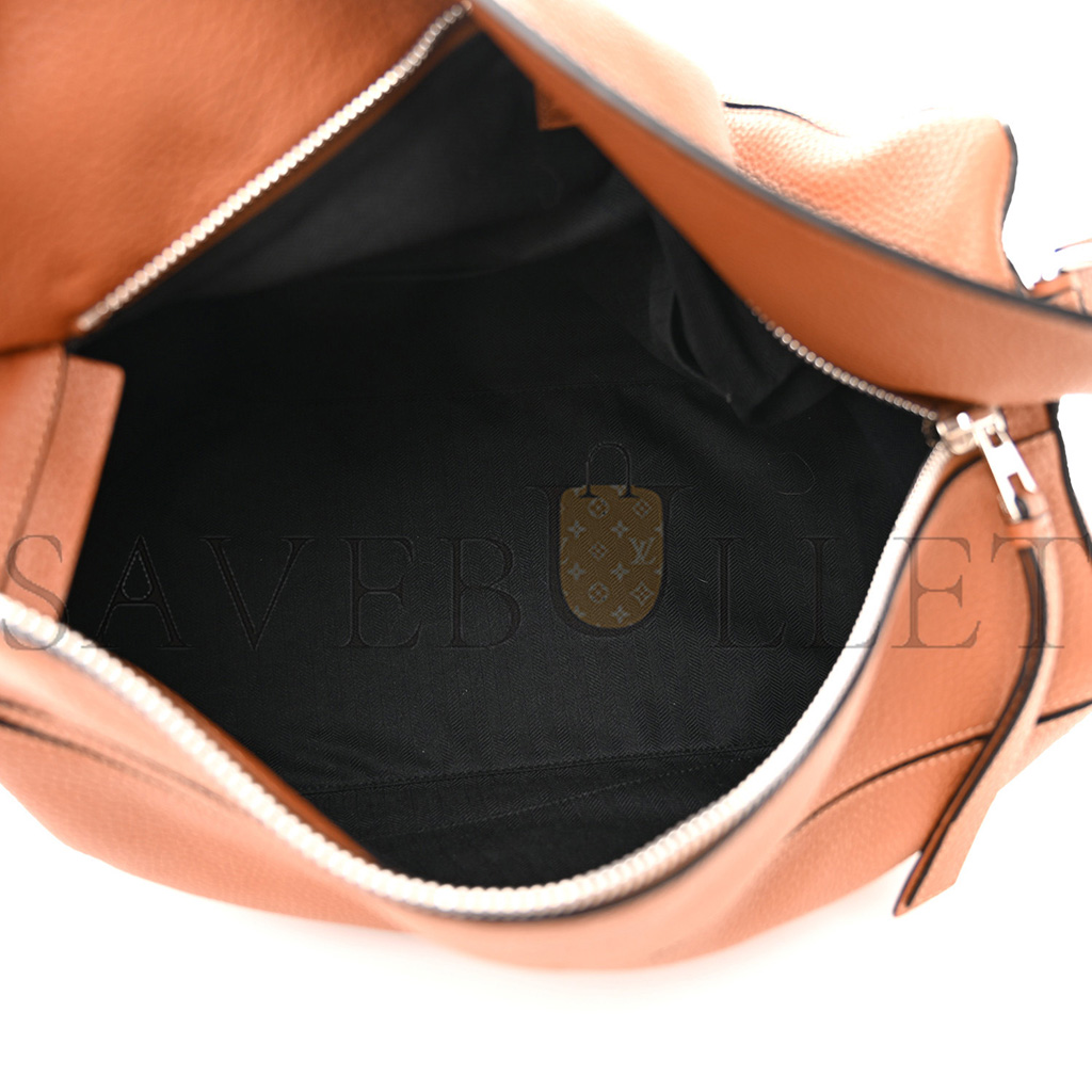 l*ew* calfskin large puzzle bag tan (36.5*23*19cm)