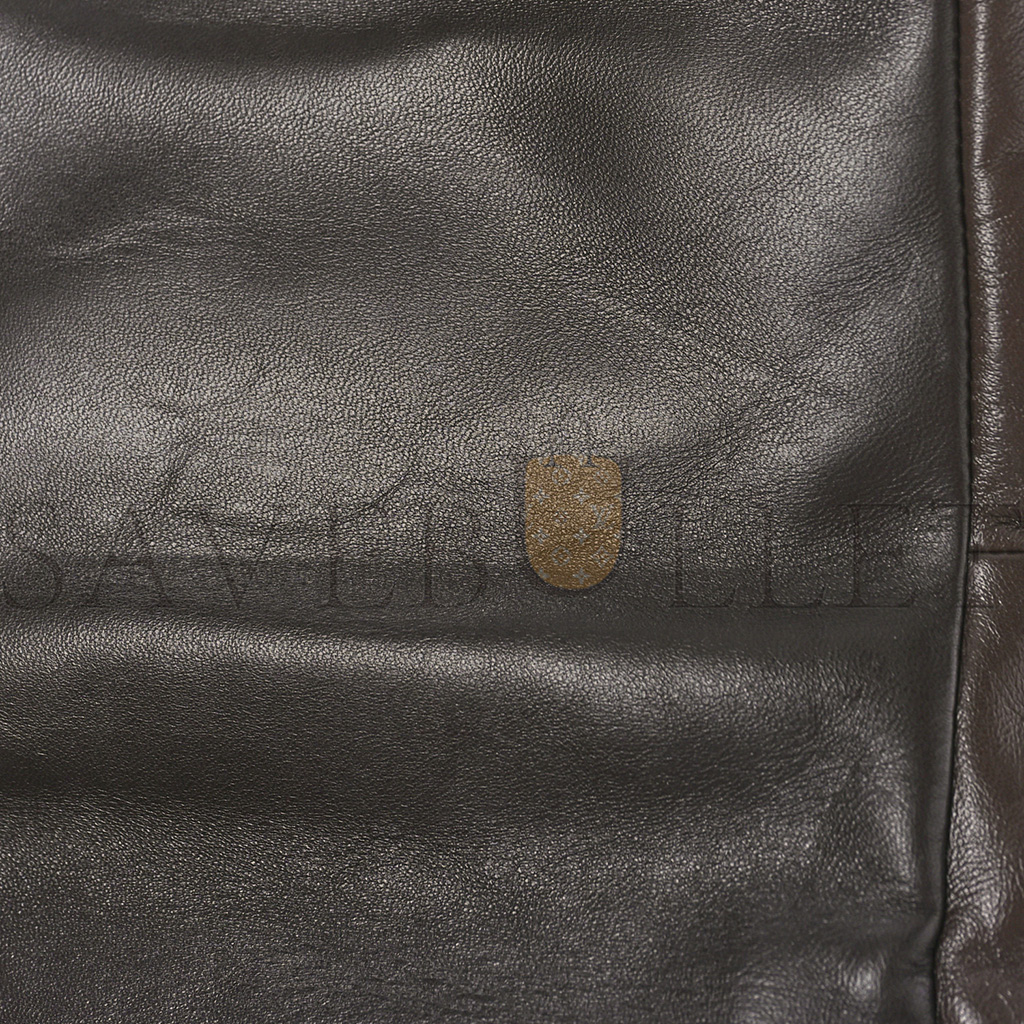 l*ew* lambskin goya puffer bag dark chocolate (23*17*8cm)