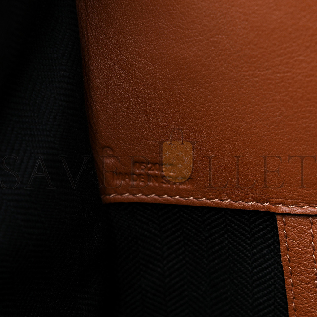 l*ew* calfskin small hammock shoulder bag tan (30*25*13.5cm)