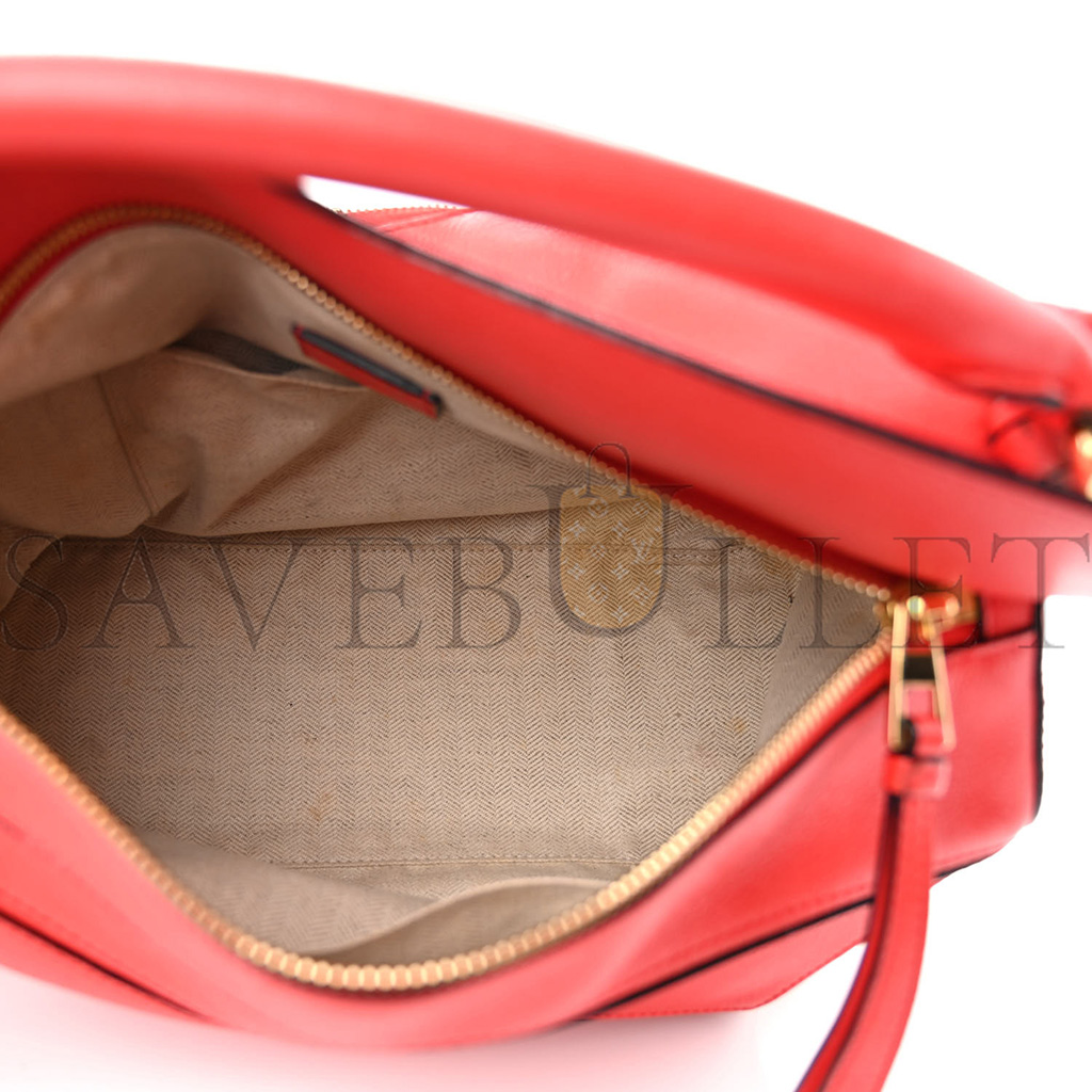 l*ew* calfskin medium puzzle bag scarlet (29*19.5*14cm)