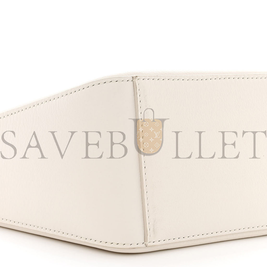 l*ew* calfskin mini hammock hobo soft white (17*15*10cm)