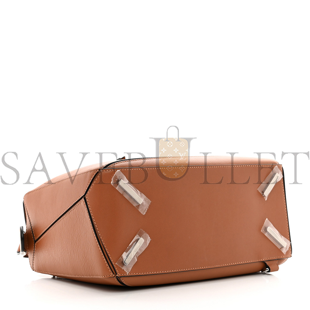 l*ew* calfskin medium puzzle bag tan (29*19.5*14cm)