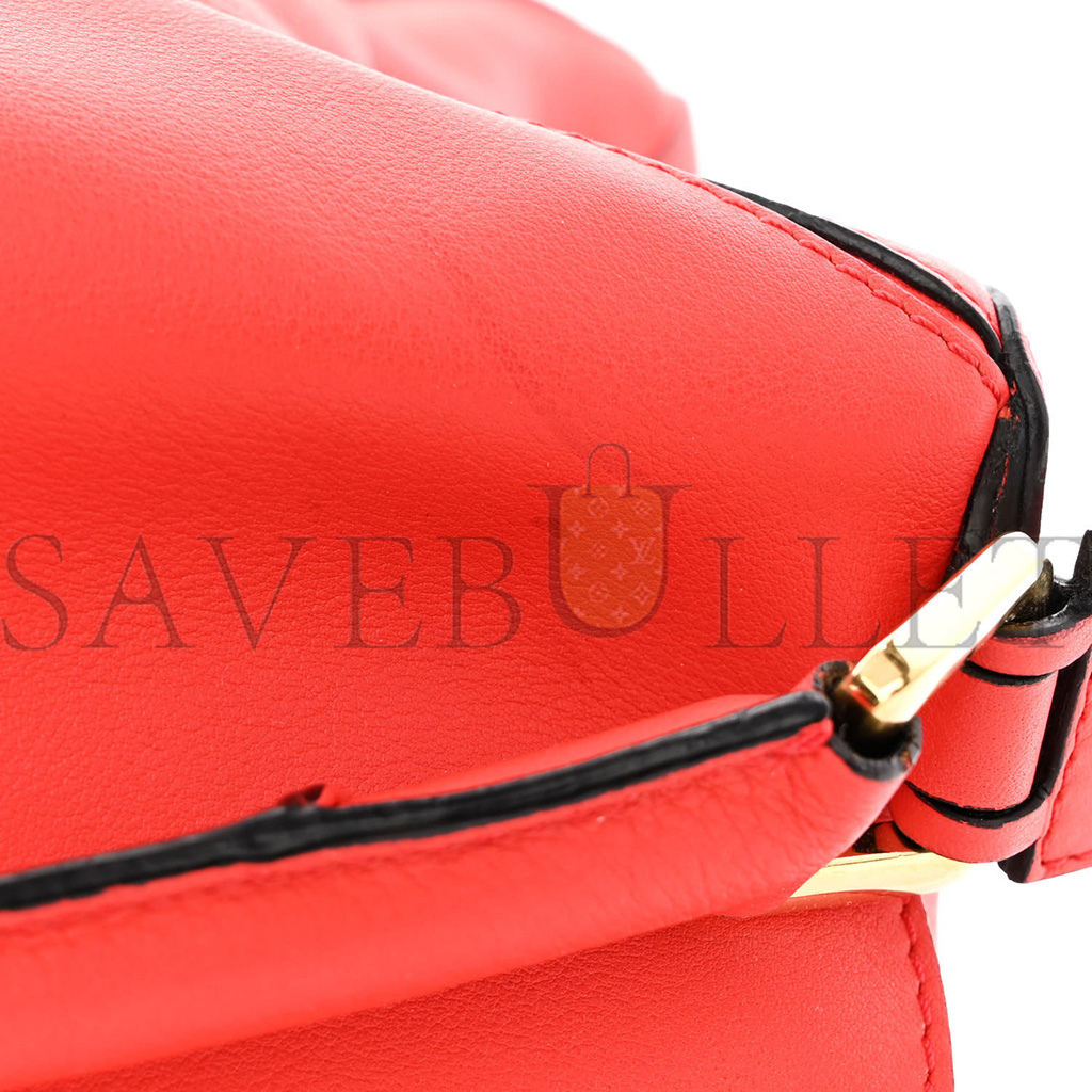 l*ew* calfskin medium puzzle bag scarlet (28*18*12cm)