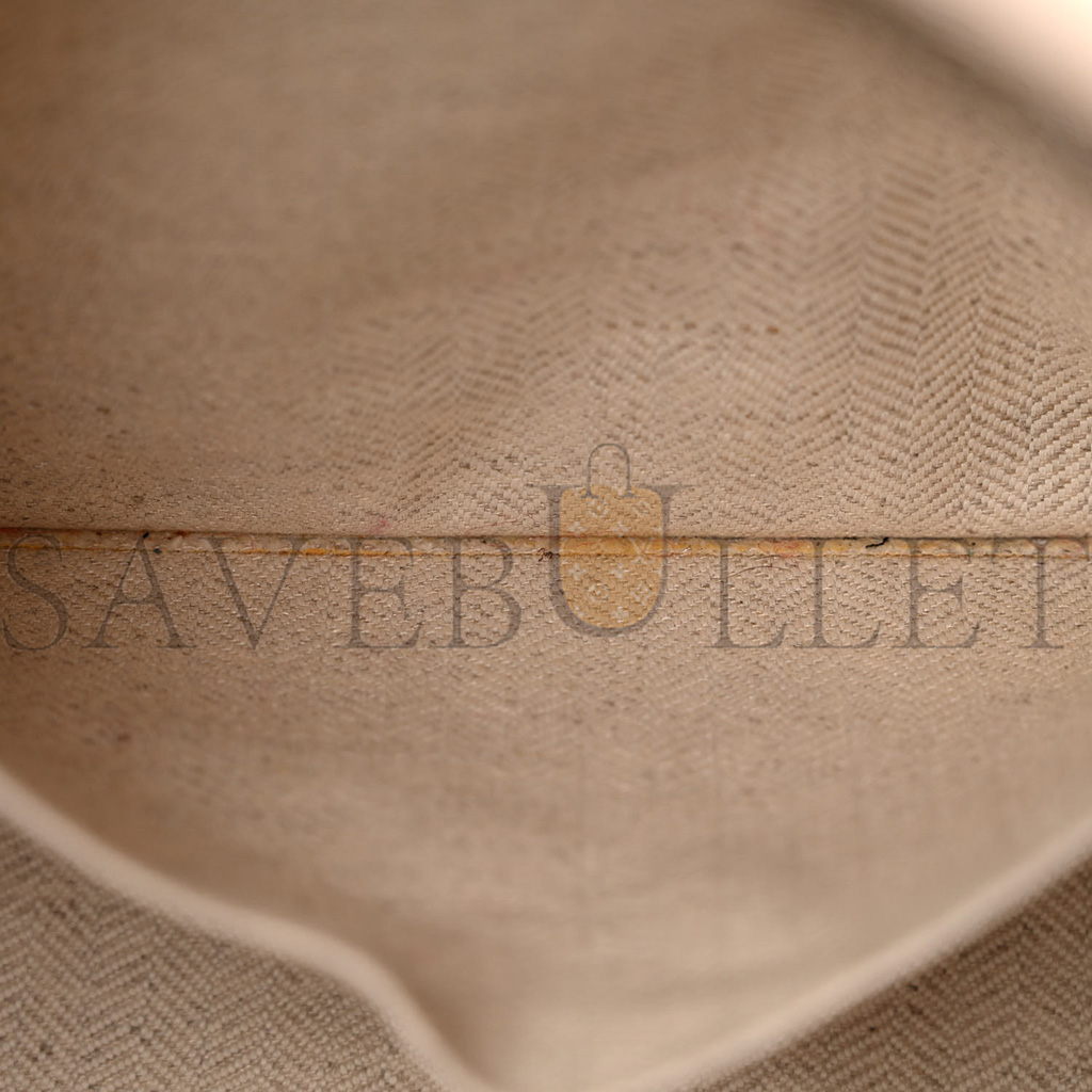 l*ew* calfskin small puzzle bag dusty beige soft white (24*16.5*10.5cm)