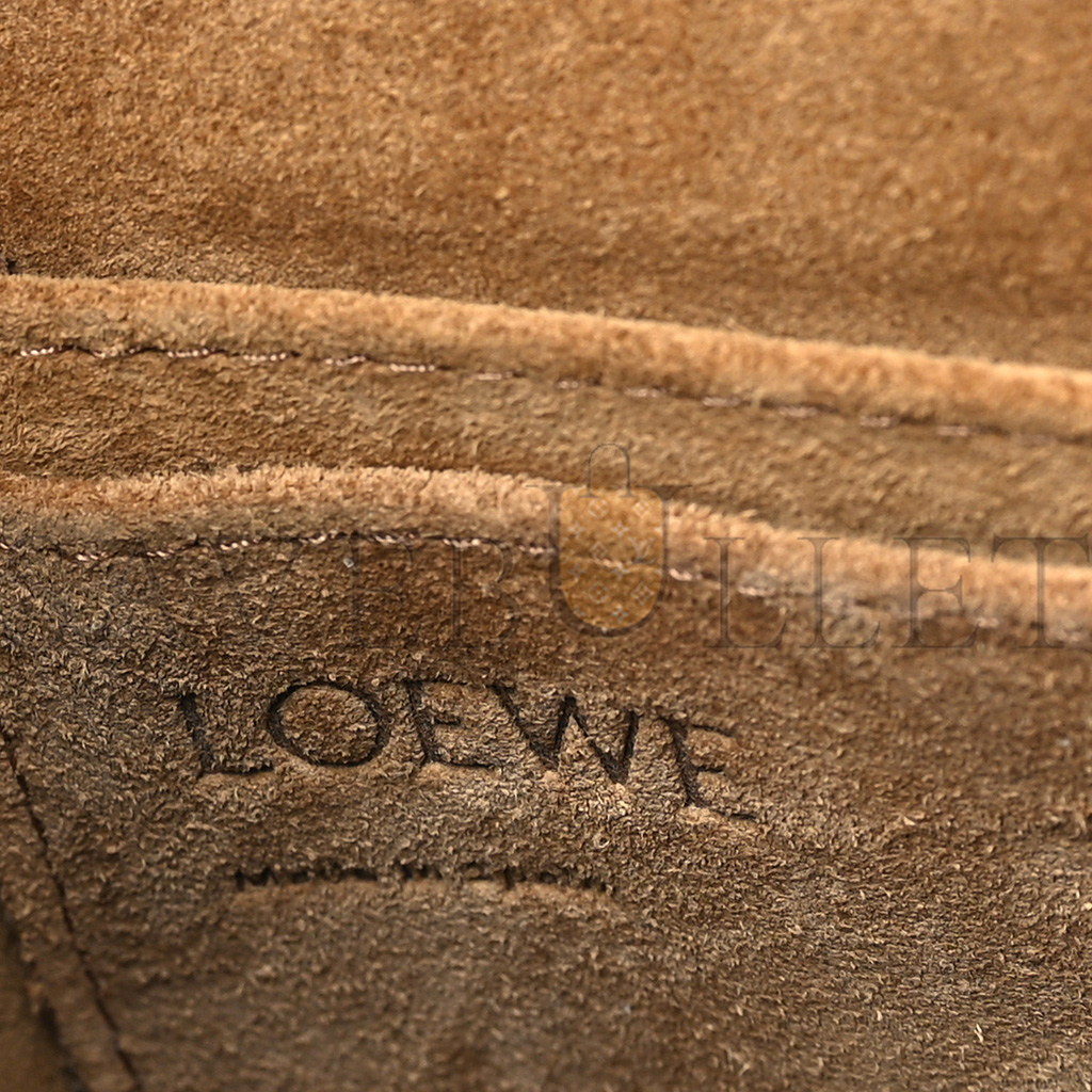 l*ew* calfskin mini gate dual bag ash grey (24*18*11cm)