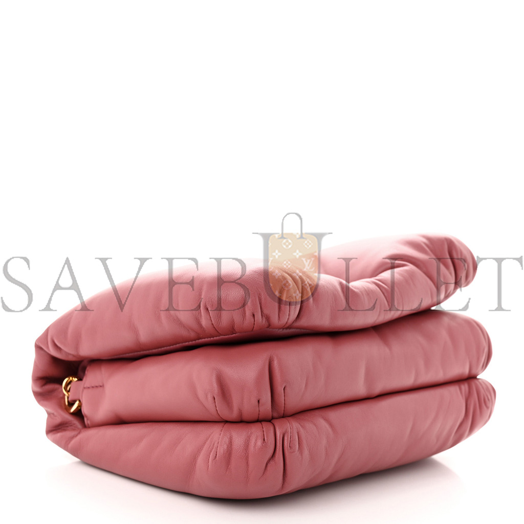 l*ew* lambskin goya puffer bag plumrose (23*18*5cm)