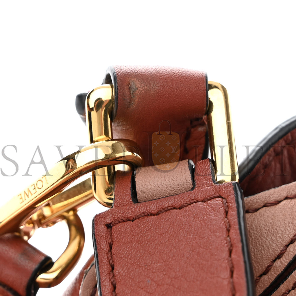 l*ew* calfskin mini puzzle bag spice pumpkin (18*12.5*8cm)