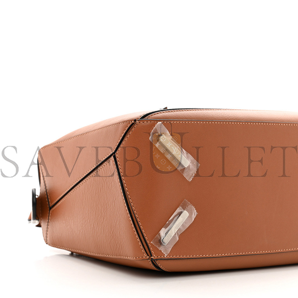 l*ew* calfskin medium puzzle bag tan (29*19.5*14cm)