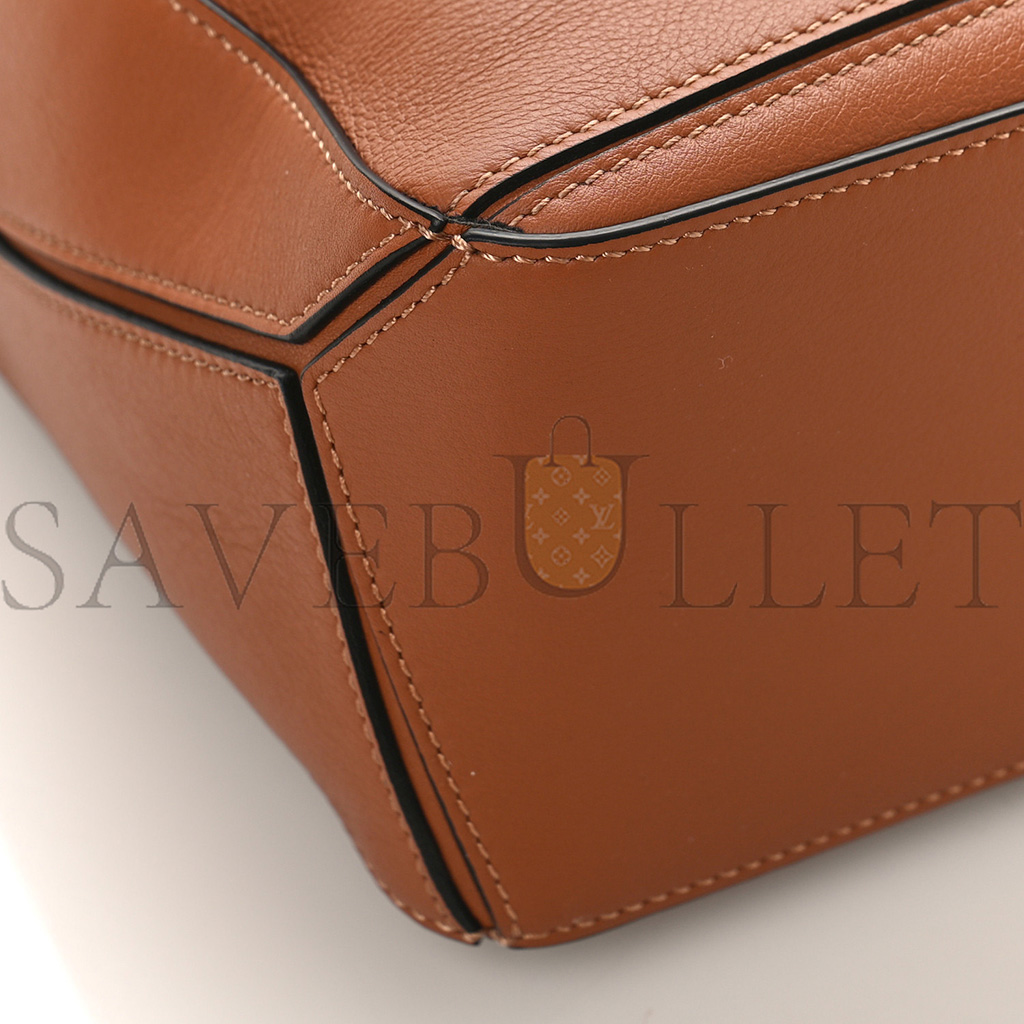 l*ew* calfskin small puzzle bag tan (24*16.5*10.5cm)