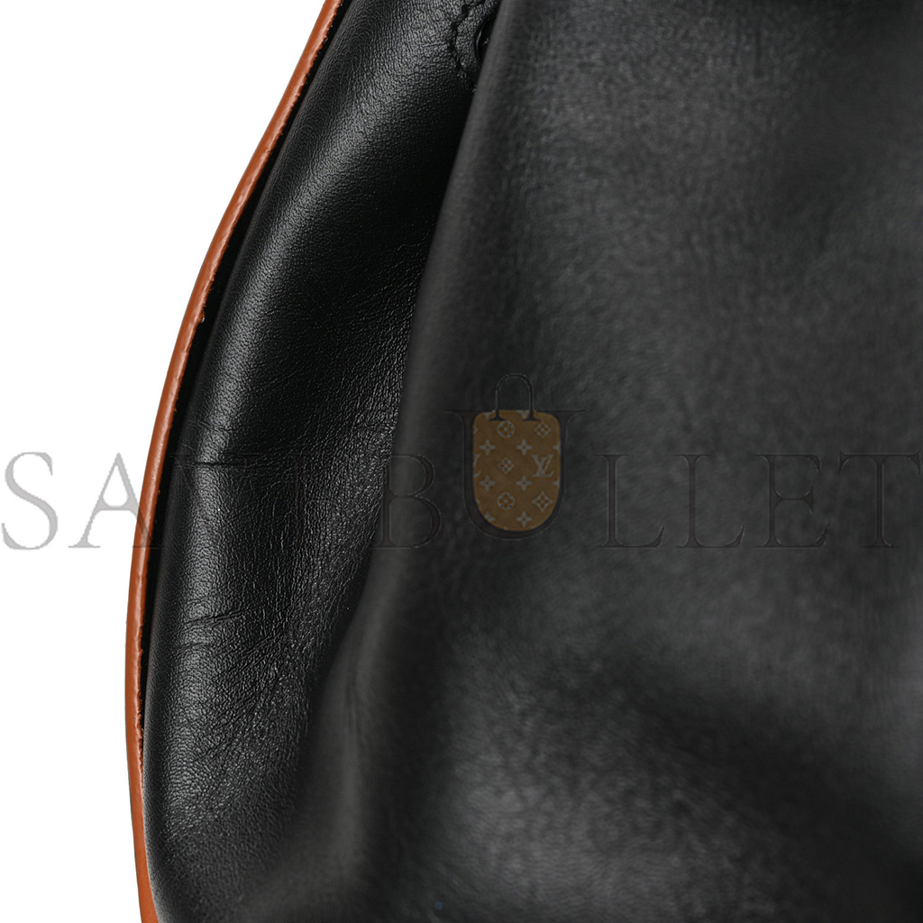 l*ew* nappa calfskin small balloon bag black (25*18*13cm)