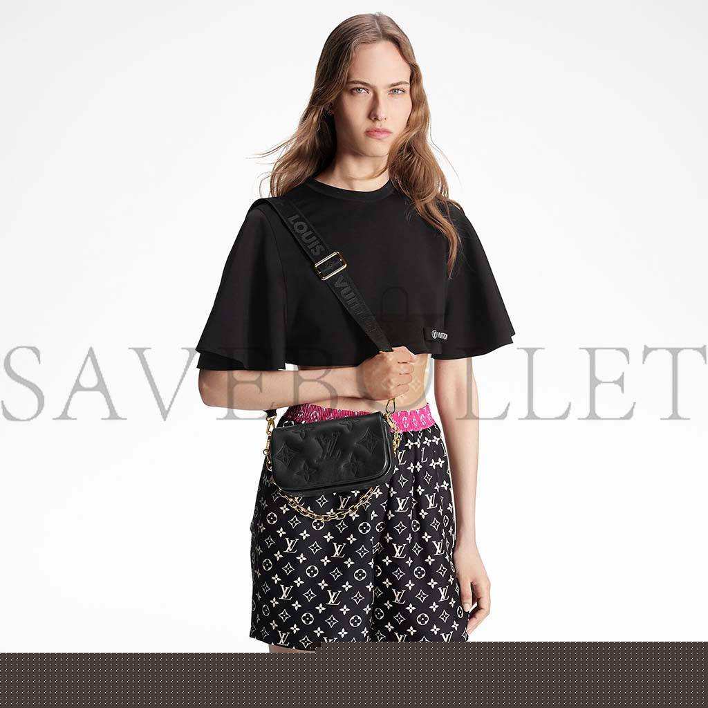 l**is V*t*n wallet on strap bubblegram m81398 (20*12*6cm)