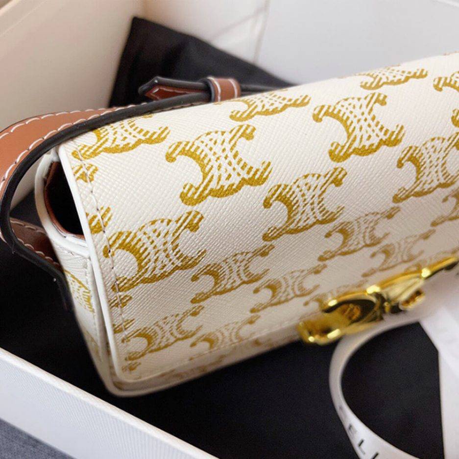 Ce**e triomphe shoulder bag 194142cuz.01bc (20cm*10cm*4cm)