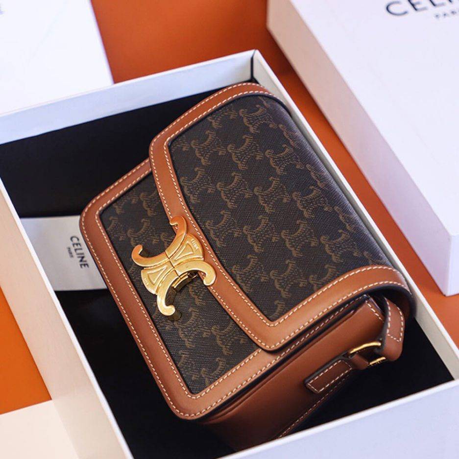 Ce**e teen triomphe bag 188882bz4.04lu (18.5*14*6cm)