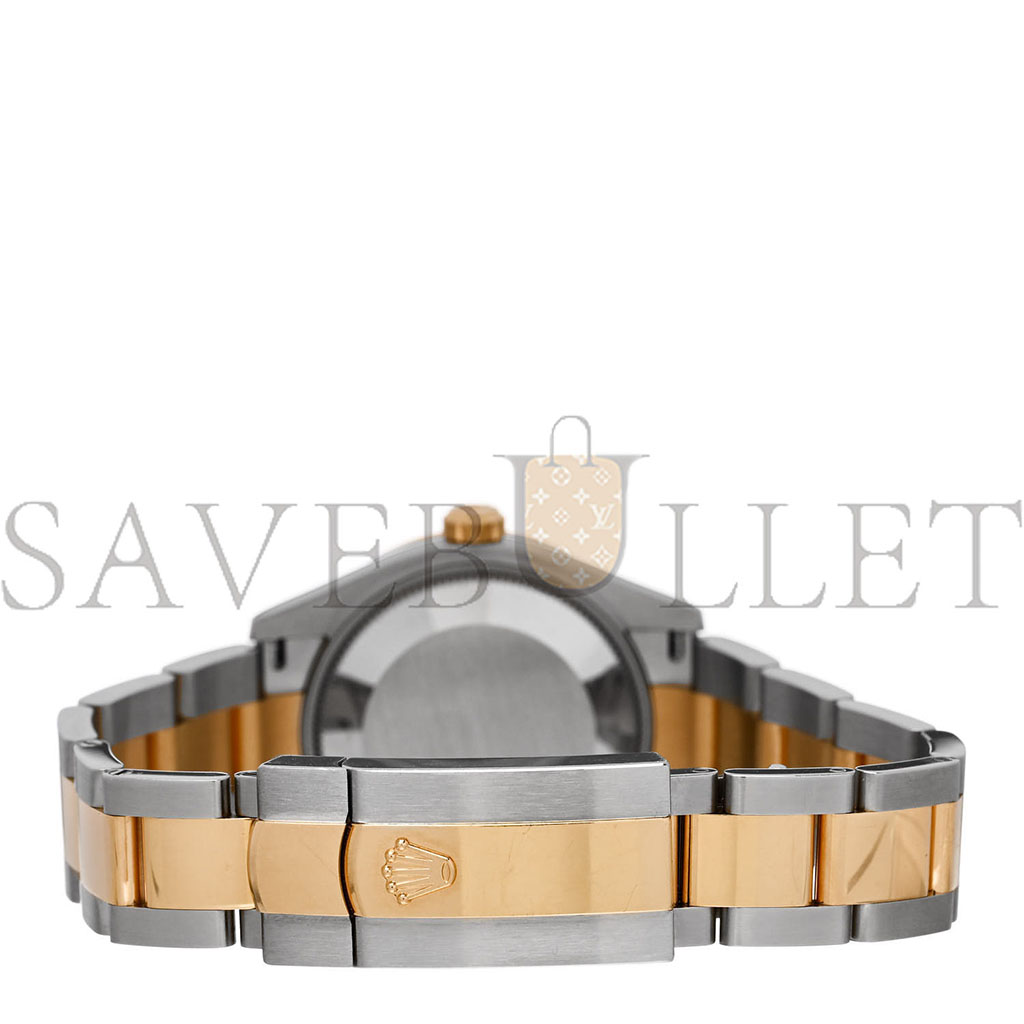 r*l*x stainless steel 18k yellow gold Di*m*nd black mother of pearl 31mm oyster perpetual datejust watch 278383rbr