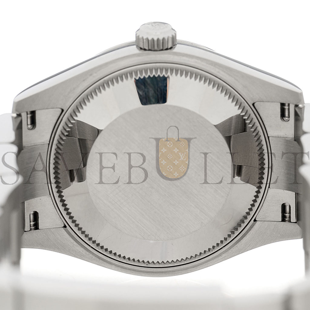 R*l*x stainless steel 31mm oyster perpetual watch turquoise 277200