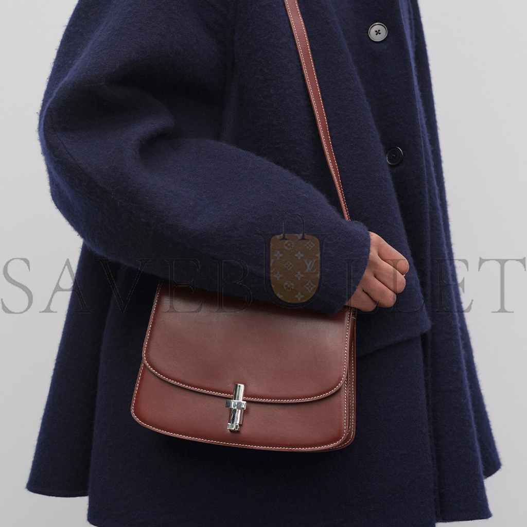 T*e R*w sofia 8.75 shoulder bag in leather cherry wood w1603l60chywd (22*15*9cm)