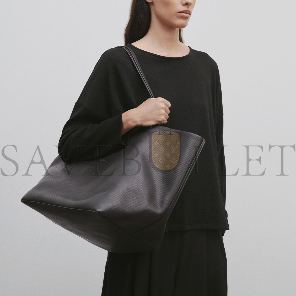 T*e R*w xl park tote bag in leather black w1201l72sblsg (53*36*30cm)