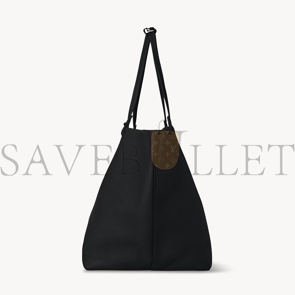 T*e R*w xl park tote bag in leather black w1201l133blsg (53*36*30cm)