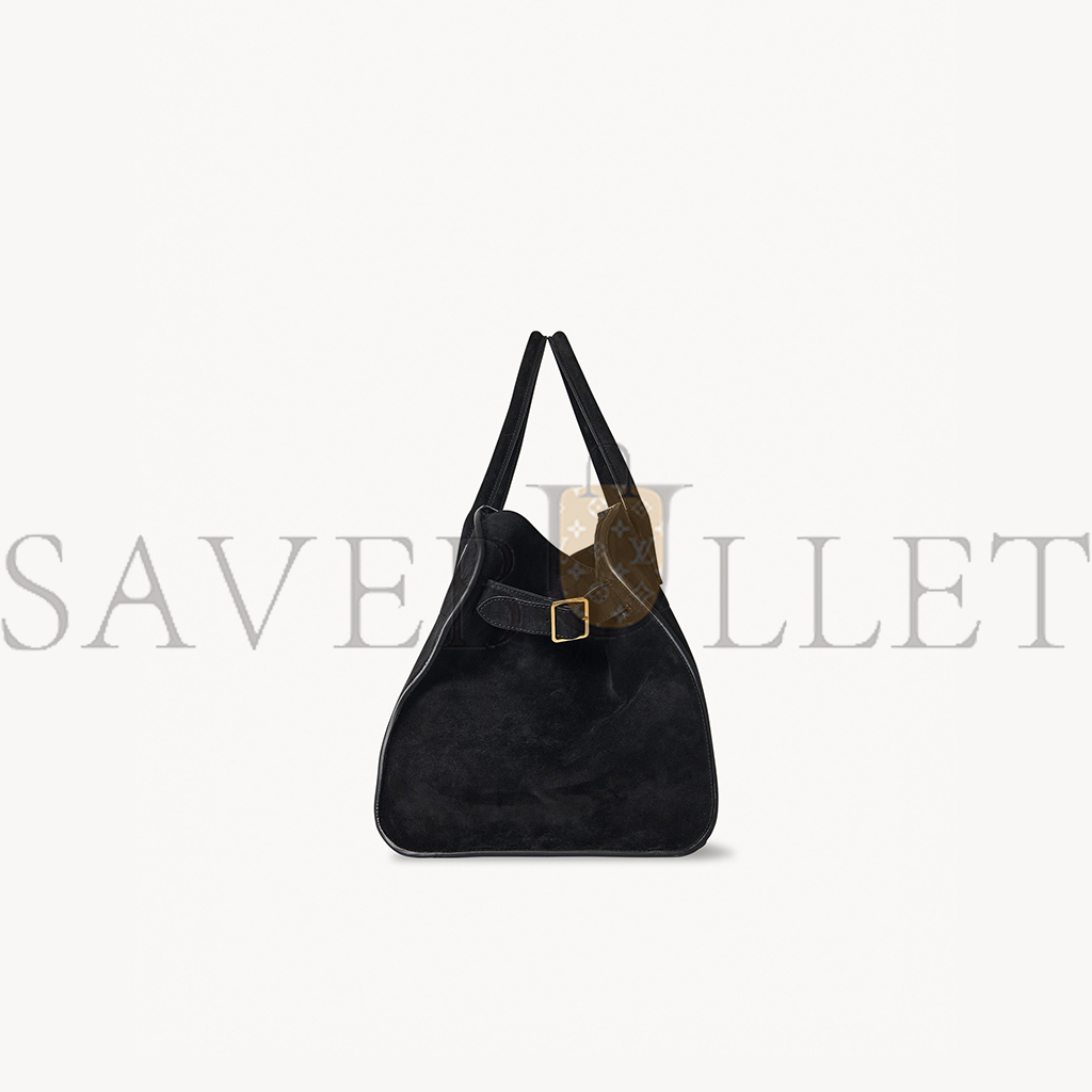T*e R*w soft margaux 15 bag in suede black w1255l25blsg (38*28*23cm)