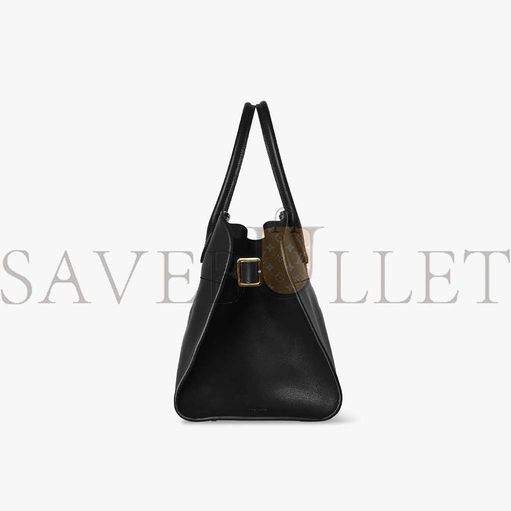 T*e R*w soft margaux 12 bag in leather black w1586l72blsg (30*23*19cm)