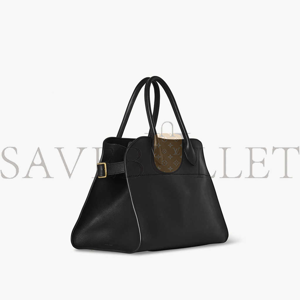 T*e R*w soft margaux 12 bag in leather black w1586l72blsg (30*23*19cm)