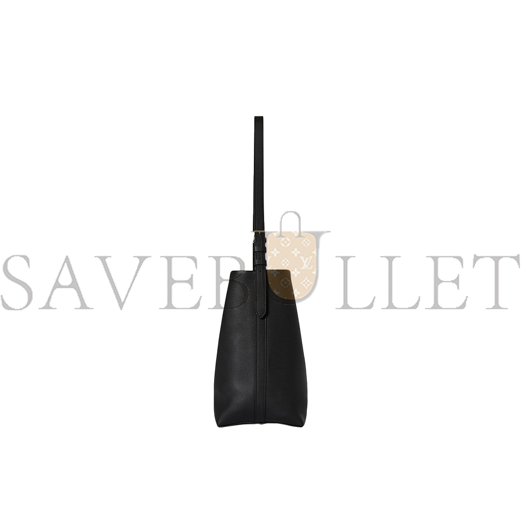 T*e R*w medium ns shoulder bag in leather black w1588l72sblpl (33*28*15cm)