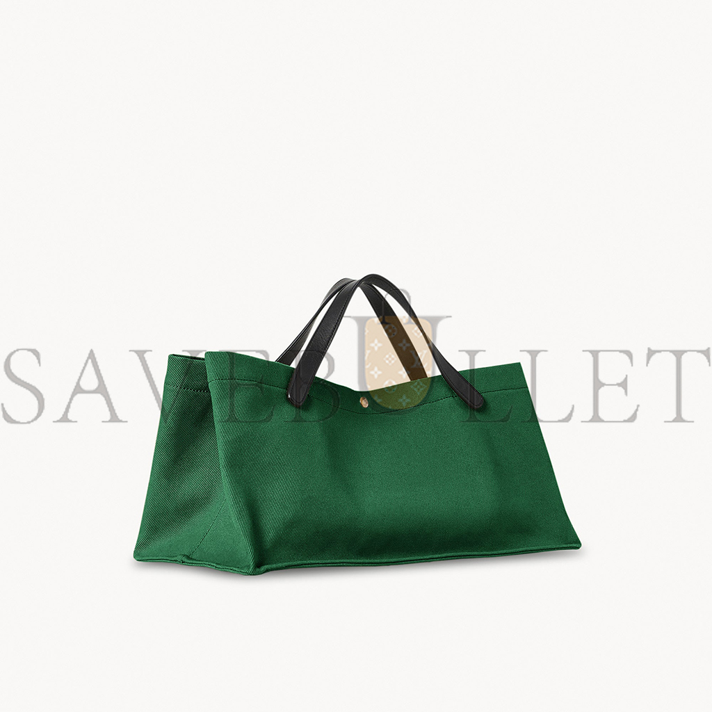 T*e R*w idaho bag in cotton green w1593w253gresh (35*20*17cm)