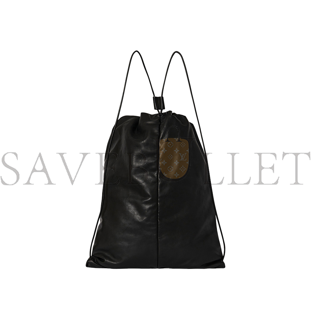 T*e R*w puffy backpack in leather black w1604l114blpl (47*28*8cm)