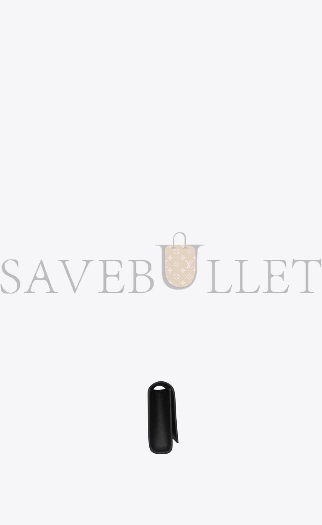 Y*L kate clutch in grain de poudre embossed leather 326079bow0j1000 (27*12.5*5cm)