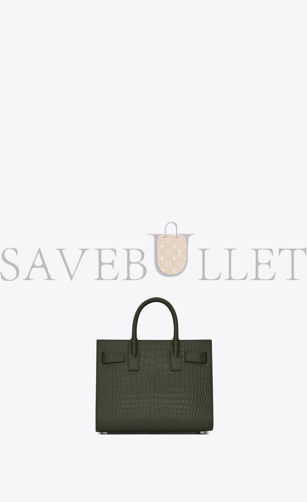 Y*L sac de jour nano in embossed crocodile shiny leather 392035dnd1n3045 (22*18*10.5cm)