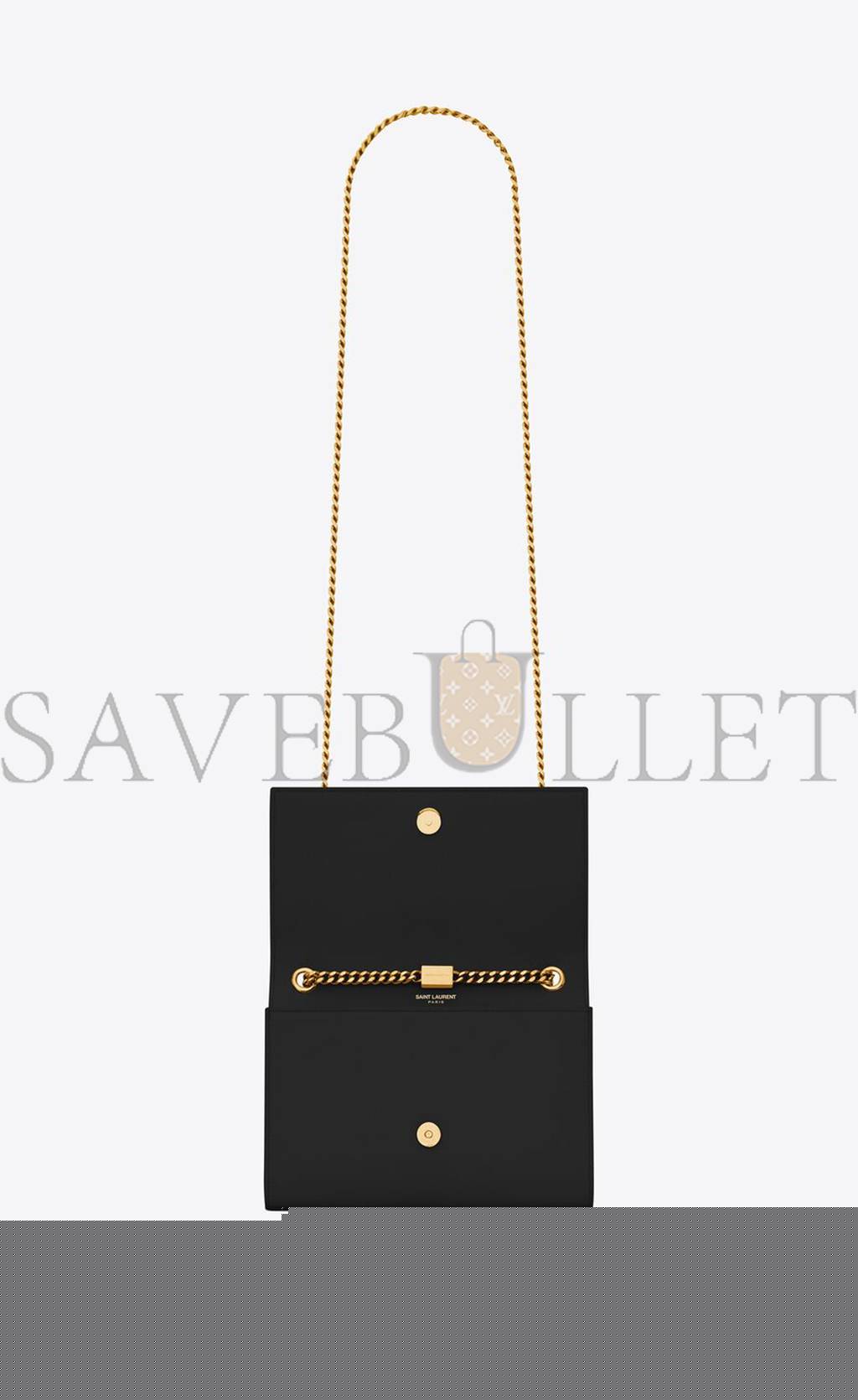 Y*L kate small chain bag in grain de poudre embossed leather 469390bow0j1000 (20*12.5*5cm)