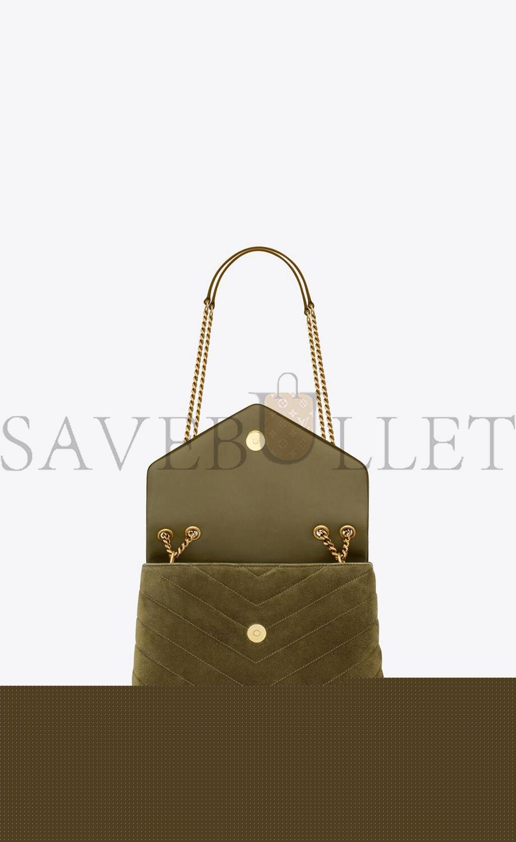 Y*L loulou small in quilted "y" suede 4946991u8673206 (23*17*9cm)