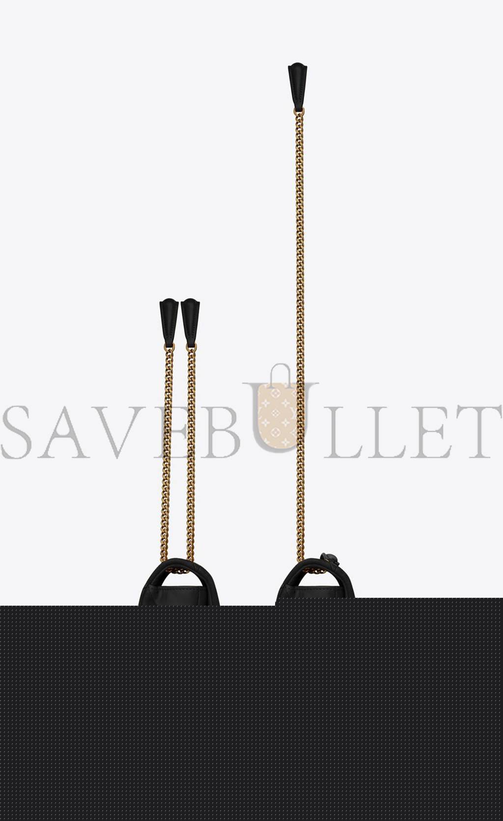 Y*L jamie medium chain bag in lambskin and suede 515821copp71000 (25*15*7.5cm)