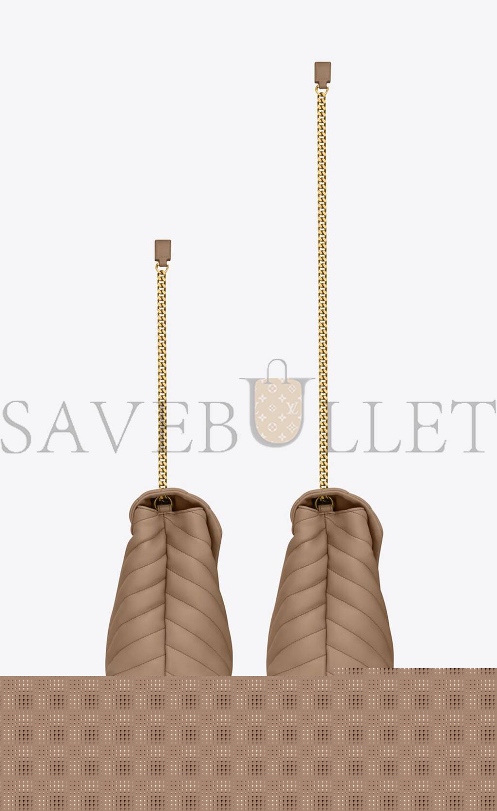 Y*L loulou medium chain bag in quilted leather 574946dv7272826 (32*22*12cm)