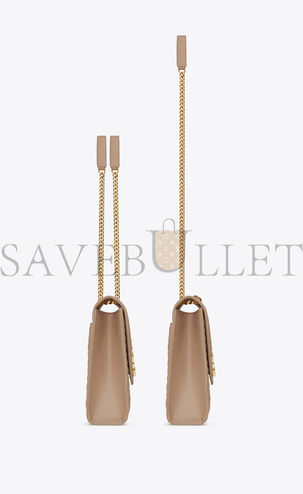 Y*L envelope large bag in mix matelassé grain de poudre embossed leather 600166bow912721 (31*22*7.5cm)