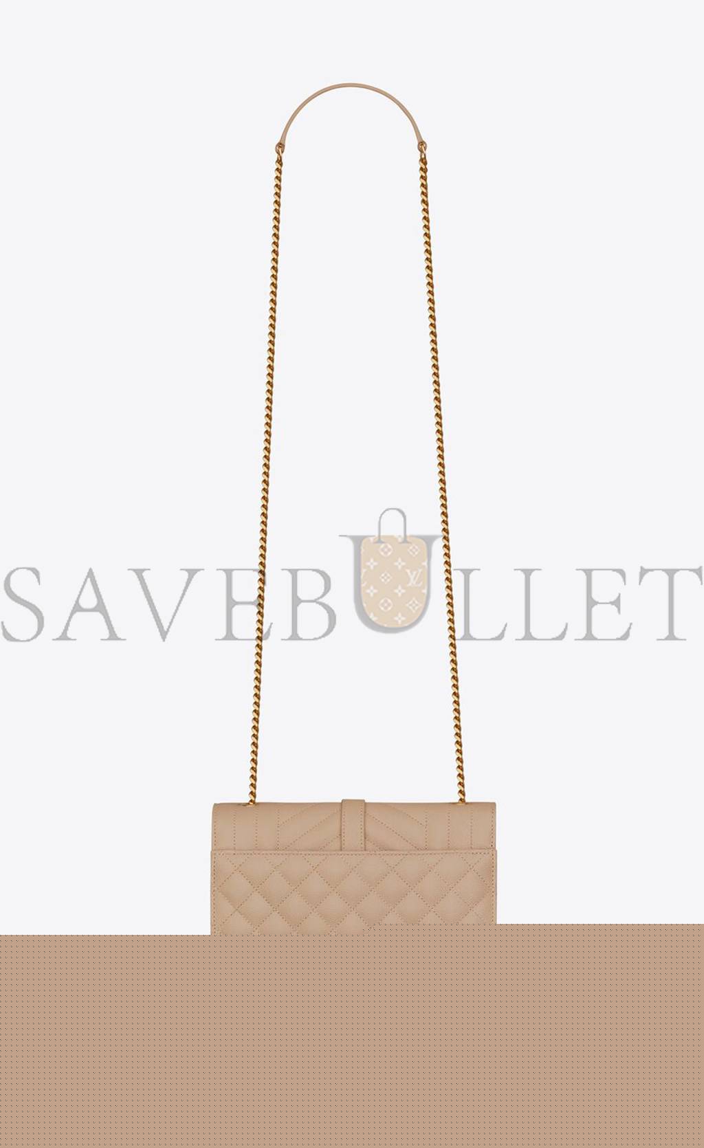 Y*L envelope small bag in mix matelassé grain de poudre embossed leather 600195bow912721 (21*13*6cm)