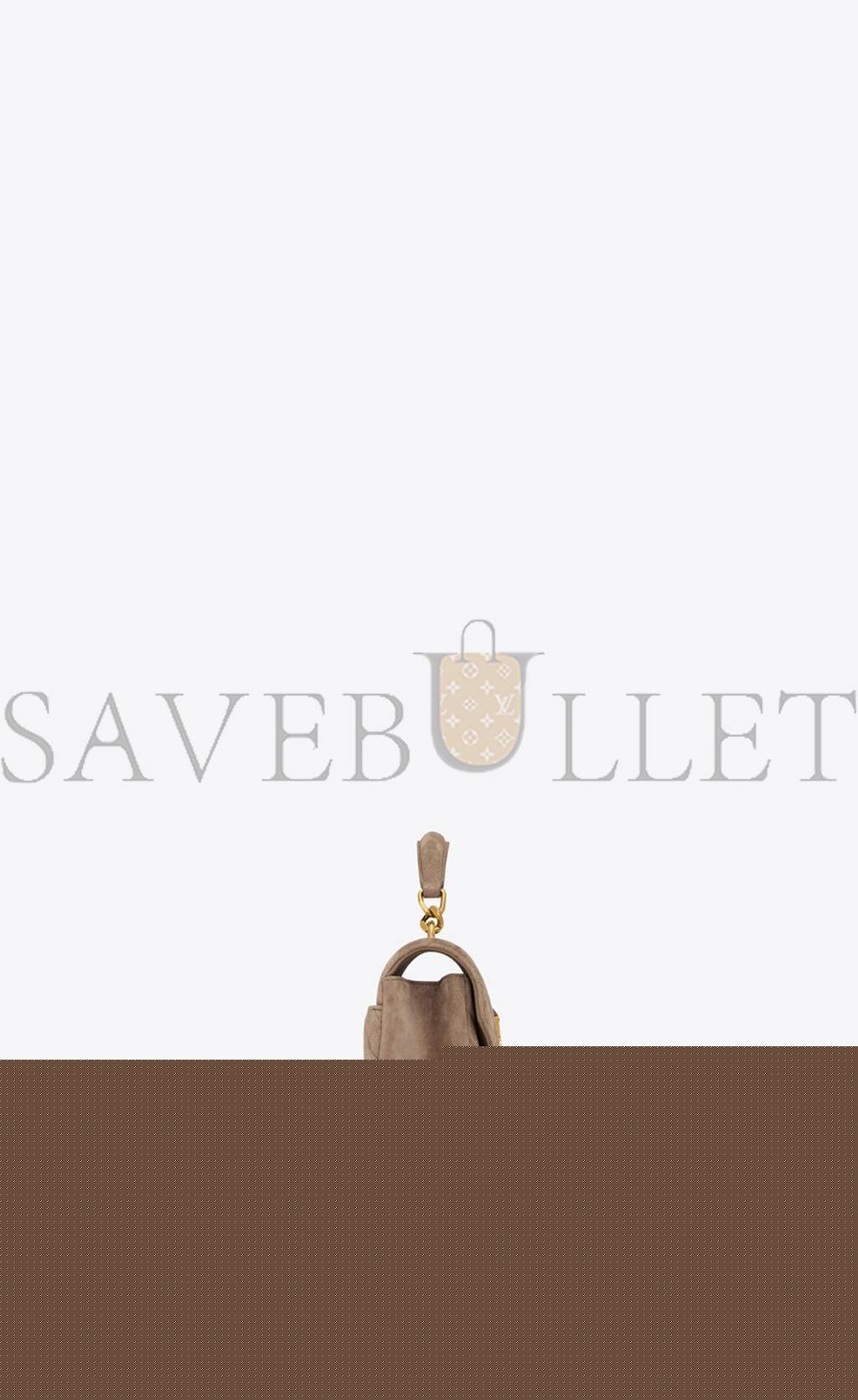 Y*L college medium chain bag in quilted suede 6002791u8072346 (24*17*6.5cm)