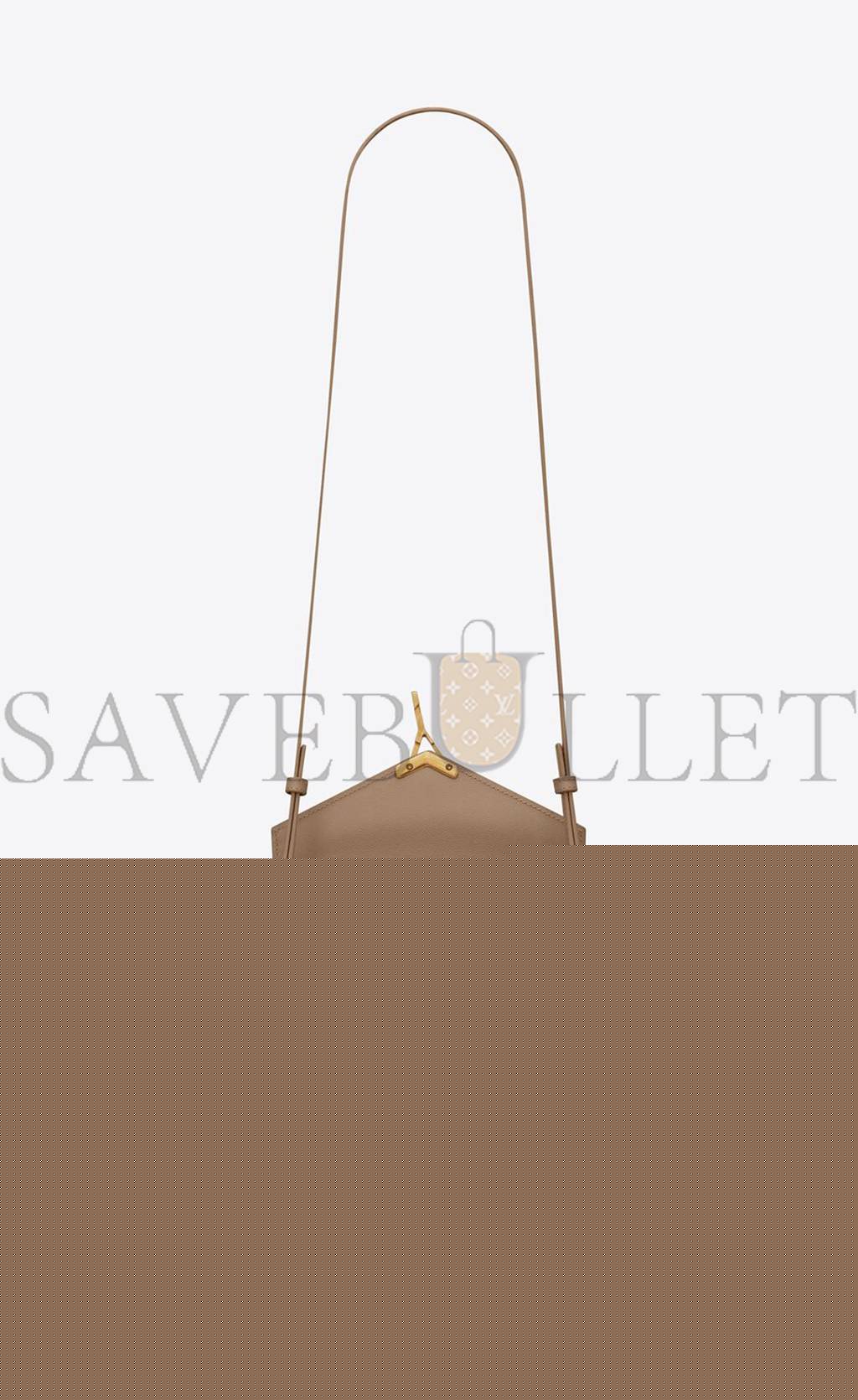 Y*L cassandra mini in grain de poudre embossed leather 623930bow0w2826 (20*16*7.5cm)