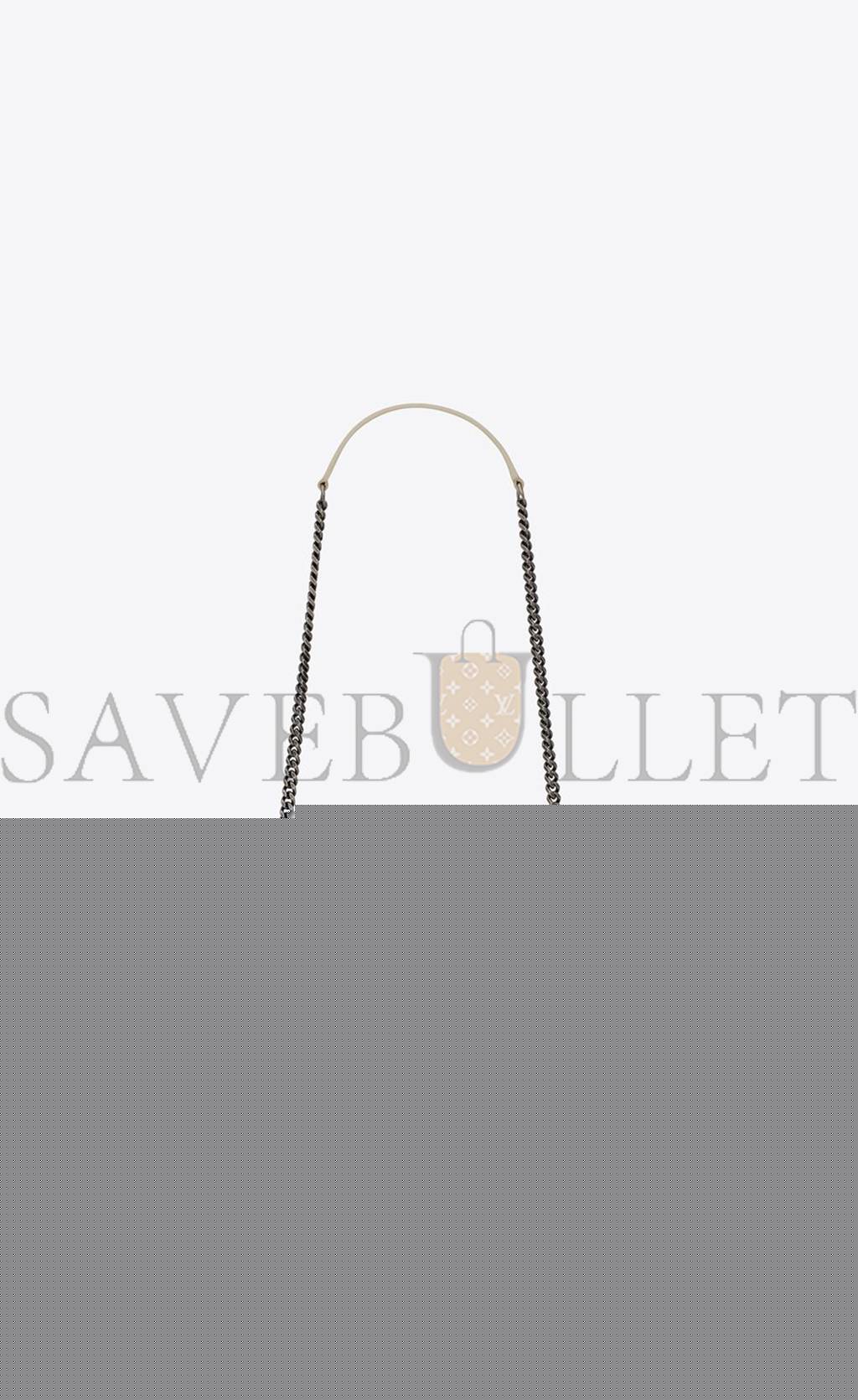 Y*L niki baby chain bag in crinkled vintage leather 6331600en049207 (21*16*7.5cm)