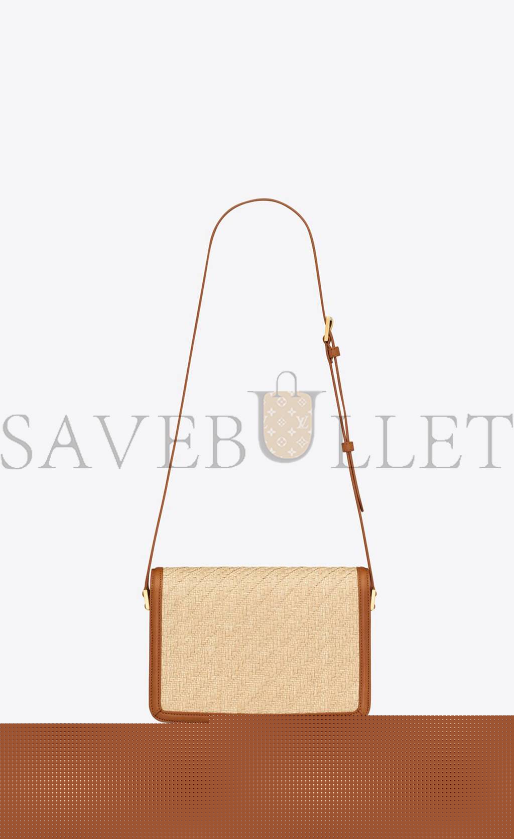 Y*L solferino medium satchel in raffia and vegetable-tanned leather 634305faa7d9783 (23*16*6cm)